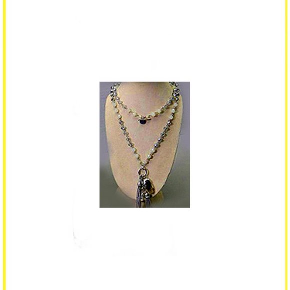 New Rare Miu Miu Top Grain High Grade Authen. Italian Leather Belt & Necklace main image 5